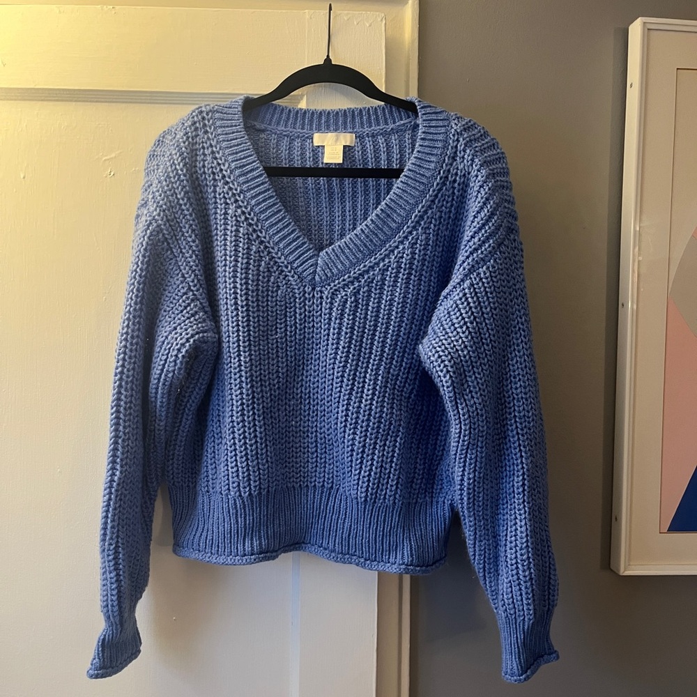 Super Soft Women's V-Neck Knit Sweater